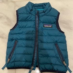 Patagonia Vest blue/green 6-12m
